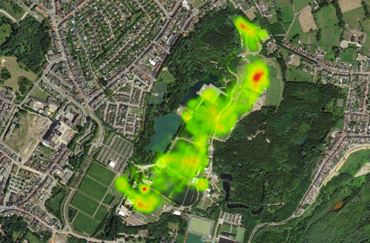 UHF-heatmap