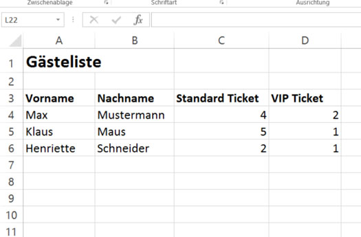 gaesteliste